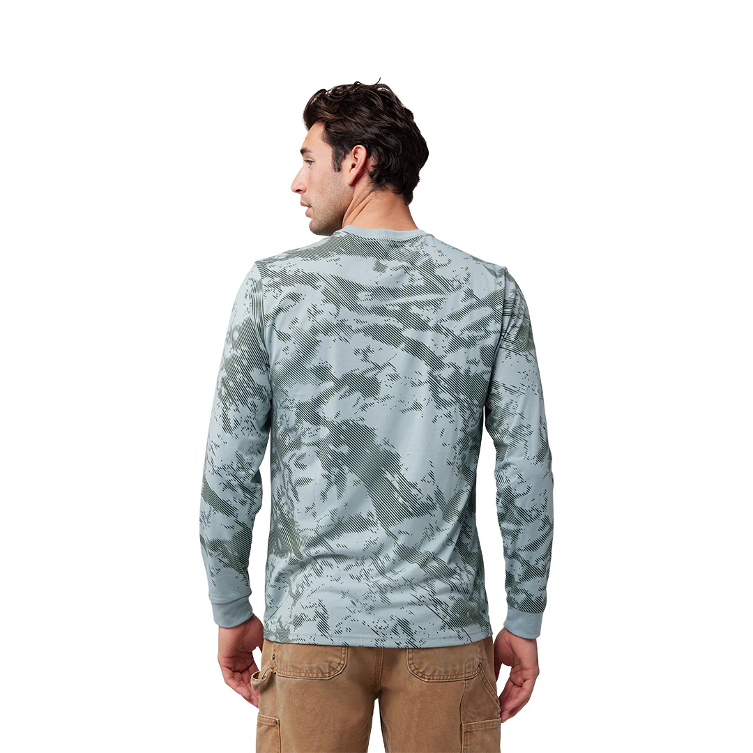 Playera FOX Tech M Larga Gravel - Image 4